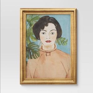 Threshold Lady Framed Canvas